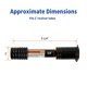 thumbnail image 2 of METOWARE Cerradura de enganche para remolque de 5/8 pulgadas de diámetro, estilo barra, pasador de enganche de bloqueo, cerradura receptora de enganche con antisonajero, se adapta a tubos receptores d, 2 of 5