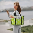 thumbnail image 5 of Travel Duffle Bag Cute Limes Forest Green Travel Tote Bags Carry on Luggage Waterproof Weekender Bags with Top Handle Adjustable Shoulde Strap for Travel Gym, 5 of 5
