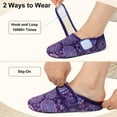 thumbnail image 5 of Barerun Women's Slippers Cozy Adjustable House Slipper Wide Barefoot Slipper Socks, 5 of 8