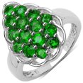 thumbnail image 1 of 1.71 Carat Genuine Chrome Diopside .925 Sterling Silver Ring QJ Model, 1 of 3