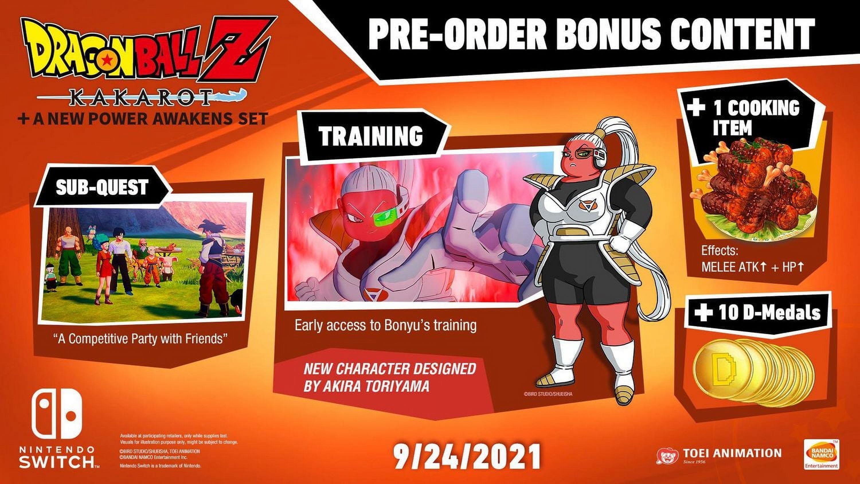 Jeu vidéo Dragon Ball Z: Kakarot + A New Power Awakens Set pour (Nintendo Switch)