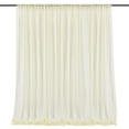 thumbnail image 4 of Décoration de Mariage Fond de Rideaux Ornements Translucides Rose 5 X 10 Ft Bleu Clair Fenêtre Décor Maille Rideau, 4 of 12
