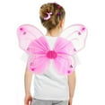 thumbnail image 3 of BLUE PANDA 6-Pack Fairy Wings for Girls - Butterfly Wings for Girls with Rhinestone Embellishments - Costume Fairy Party Pack for Dress-Up, Halloween, and Imaginative Play (6 Vibrant Colors), 3 of 10