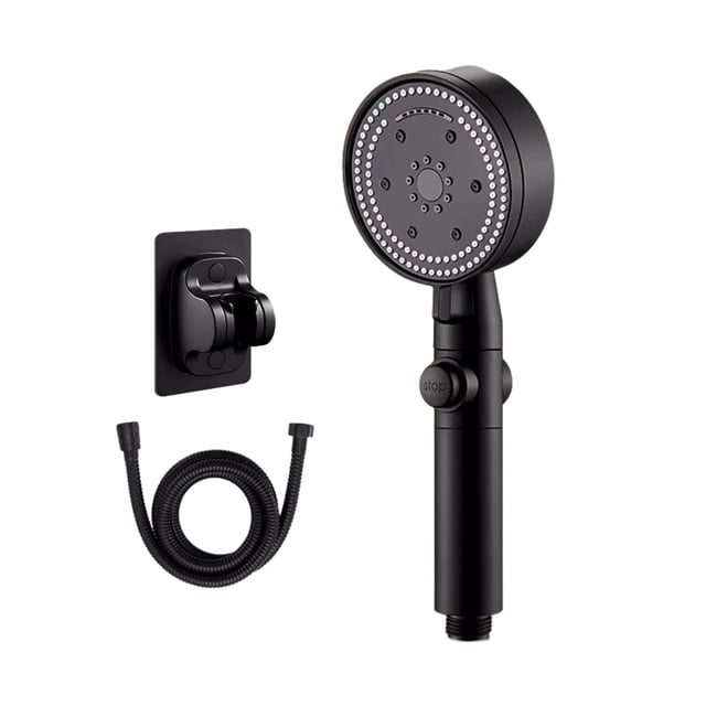 Birdeem Shower High Pressure Handheld Showerhead Hard Water High Pressure 8 Spray Modes Handheld Shower for the Elderly