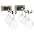 thumbnail image 1 of Sorbus Wall Mounted Wine Glass Stemware Rack Set - Wire & Wood Wine Rack Wall Mounted for Wine Glasses, Champagne Glasses, and Drinkware - Complete Your Home Bar & Kitchen Storage, 1 of 7