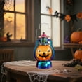 thumbnail image 5 of AUHomi Halloween Mini Pumpkin Lantern with LED Candle, 1PC Vintage Mini Pumpkin Lights with Button Battery Decor Gifts Indoor Porch Garden Lantern, Halloween Party Hanging Lanterns (A), 5 of 6