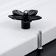 thumbnail image 4 of 1set Black Rose Knob w / Tornillo Vintage Aleación Agujero de un solo agujero Mueble Flor Pull Gabinete Door Cajera Caja 41 * 37mm, 4 of 6