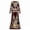 wei163-Wine2-Womens Dress, variant on IWRICH Skeleton Halloween Dresses for Women 3D Digital Print Velvet Floral Dress Halloween Goth Parties and Events