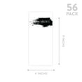 thumbnail image 5 of Koyal Wholesale Black Brushstroke Printable Wedding Paper Menu Cards for DIY Printer, Pack of 52, 5 of 5