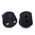 thumbnail image 1 of 2pcs Shaver Plug Adaptor Shaving Toothbrush Adapter Epilators Bathroom Uk To 2 Pin 3(black), 1 of 1