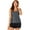 Mini Triangle, Black, variant on Classic Tankini Set With Banded Short