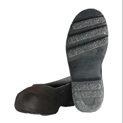 WINTER WALKING JD912-L Overshoes, Mens, L, Button Tab, Blk, PVC, 1PR by WINTER WALKING