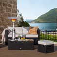 thumbnail image 2 of Costway Patio Heater 13,000BTU Portable Tabletop Stainless Steel Standing Propane Heater, 2 of 10