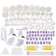 thumbnail image 1 of Fondant Cookie Cutter Set Para Letras Números Rose Flower Shapes Set Fondant Tools Eyector Stamp Herramienta De Modelado Para Decoración De Pasteles 114 Pack Guardurnaity HA021937-00, 1 of 7