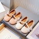 thumbnail image 3 of Zapatos de cuero para niñas, zapatos de princesa para primavera y otoño, zapatos de baile estilo occidental con suela suave y perlas para niñas, 3 of 5
