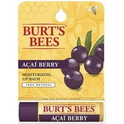Burt's Bees 100% Natural Moisturizing Lip Balm, Acai Berry 0.15 oz