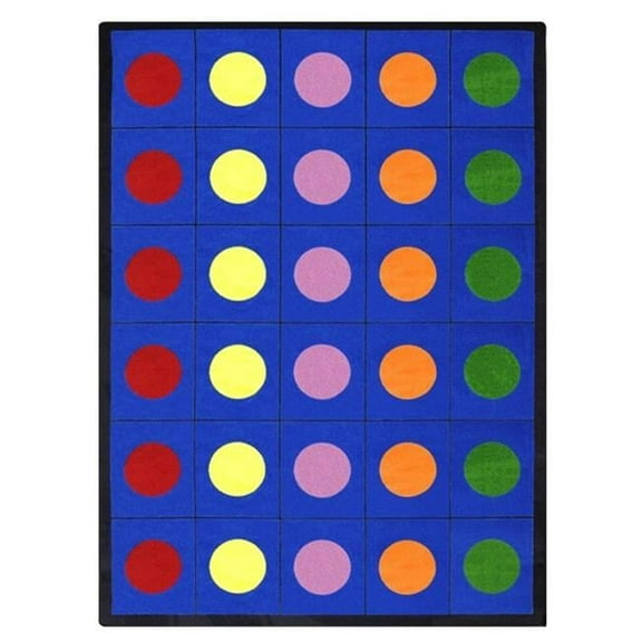 5 ft. 4 in. x 7 ft. 8 in. Lots of Dots  Rug - Multi-Color