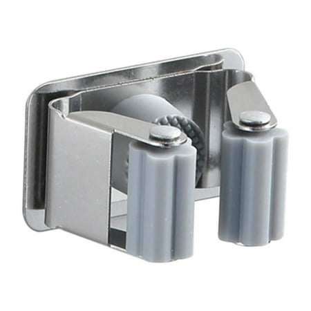 

Tool Holder - 304 Stainless Steel Prevents The Mop Holders From Rusting - Reliable Clamping Effect Thanks To Flexible Black Wheels 22-H480