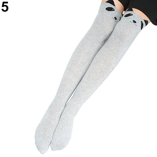 Girls Socks Mid-Calf Panda Winter Custom Personalized For Party