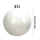 thumbnail image 3 of Bola decorativa navideña brillante de 15 cm | Decoración navideña colgante | Adorno de plástico brillante para árbol de Navidad, 3 of 7