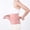 Pink, variant on Soft Cotton Waist Support Wrap, abdominal tummy binder belt with dual side pockets, practical waist band for men and women, household work, travel and casual daily wear, skin, size XXL, 1 Piece