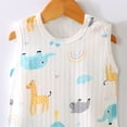thumbnail image 5 of Busydd Sleeveless Baby Romper 0-24 Months Cute Print Infant Boy Clothes Comfortable Round Neck Cotton Baby Girl Romper 0-3 Months, 5 of 6