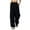Black_001, variant on Fgnfyis Girls Cargo Jogger Pants High Waist Elastic Drawstring Wide Leg Loose Casual Streetwear Trousers for Dance and Everyday Play Light Gray 8-9 Years
