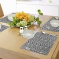 thumbnail image 4 of Ambesonne Antique Place Mats Set of 4, Lace Gothic Pattern, Standard Size, Grey Black, 4 of 6