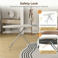 thumbnail image 5 of Yaheetech Full Size Foldable Ironing Board with 4-layer Pad, Beige, 5 of 9
