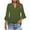 A-Green, variant on Wyobmus Women's 3/4 Bell Sleeve Tops Casual Summer Shirts Notch Loose Fit V Neck Business Dressy Blouses Tunic A-Pink