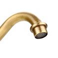 thumbnail image 2 of Grifo Mezclador de Tubería de Agua Fría Caliente Antiguo Retro Latón Sólido Grifo del Fregadero Con Un Solo Orificio Una Manija Lavabo Cabeza Para Baño de Cocina Unbranded JY03355, 2 of 9