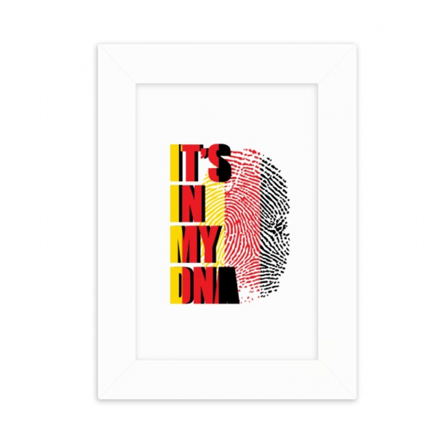 German Flag Fingerprint Gene Desktop Photo Frame Picture Display Decoration Art Painting