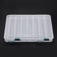 thumbnail image 4 of CAJA DE CEBOS DE PESCA DE PLÁSTICO DE DOBLE CARA, Soporte para Señuelos, Capacidad de Acesorio de Gran, 4 of 7