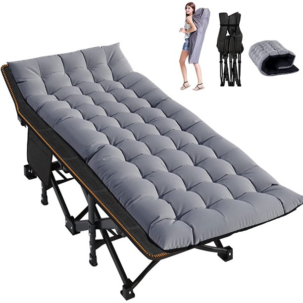 Docred Folding Camping Cots For Adults，Heavy Duty Cots For Sleeping, Travel Military Portable