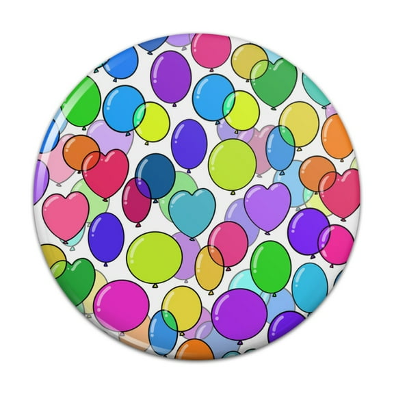 Colorful Balloons Pattern Pinback Button Pin