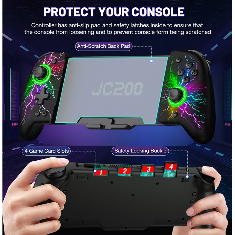 Beboncool Pro Switch Controller, Full-Size Grip for Nintendo
