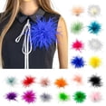 thumbnail image 6 of Giaone Women Clothing Decoration Ostrich Material Corsage Pin Lapel Pins, 6 of 19