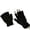 Black, variant on HJYCHN Winter Gloves for Men Women Fingerless Touchscreen Solid Color Ribbed Texture Design Thermal Gloves Black One Size