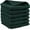 Hunter Green, variant on Mocassi Turkish Cotton Washcloth Set, 6-Pack, 13" x 13", Highly Absorbent - Soft Bathroom Towels, Hunter Green