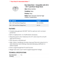 thumbnail image 2 of Rear Brake Rotor - Compatible with 2014 - 2017 Land Rover Range Rover 2015 2016, 2 of 2