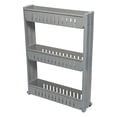 thumbnail image 2 of Simplify 22983-GREY 3 Tier Slim Slide Out Storage Cart, Grey, 2 of 2