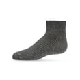 thumbnail image 3 of MeMoi Thin Ribbed Cotton Kids Anklet Sock - Girls - Female, 10, Charcoal, 3 of 11