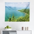 thumbnail image 1 of Lake Forest Tapestry, Guatemala Evergreen Forest and Pure Lake Scenery Meditation Sunrise, Fabric Wall Hanging Decor for Bedroom Living Room Dorm, 2 Sizes, Multicolor, by Ambesonne, 1 of 1