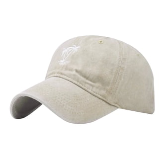 Women\'s White Beige Mesh Washed Adjustable Fit Classic Comfortable Baseball Cap FURTALK Unisex Vintage Washed Unstructured Baseball Cap  main image 4