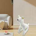 thumbnail image 1 of Maniquí de Perro Yinane de Cuero PU Talla S Blanco, 1 of 8