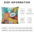 thumbnail image 5 of Orinice Summer Pillow CoversHello Summer Pillow Cases Sweet Summer Time Throw Pillows Covers Watermelon Pineapple Summer for Home Decor Couch Sofa Patio Bedroom, 5 of 5
