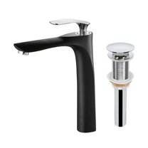 Bathroom Vessel Sink Faucet Single Handle One Hole Deck Mount Lavatory Brushed Nickel Finish