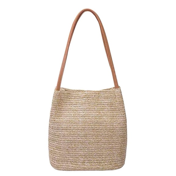 Straw Beach Tote Bag for Women Large Woven Shoulder Handbag Summer Beach Purse Women Summer Handbag