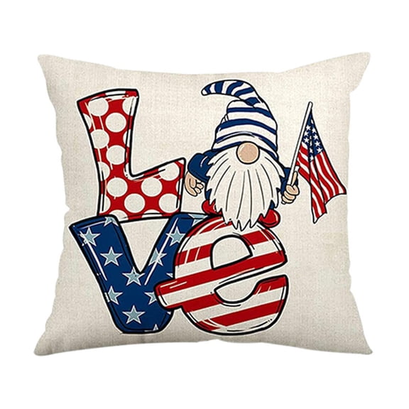Independence Day Decorations 4Th Of July 250 Anniversary Flag Red, White Blue Patriotic P Illow Covers Decorations Memorial Day Throw P Illow Covers Decorative Independence Day P Illow Case