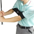 thumbnail image 1 of 1PCS Golf Swing Training Aid Elbow Brace Arc Corrector Swing Training Straight Practice Golf Arm Bending Alarm Swing Trainer ARM BAND 2, 1 of 6
